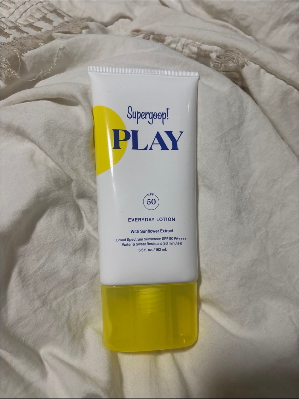 Supergoop! PLAY Everyday Lotion SPF 50 - White & Yellow